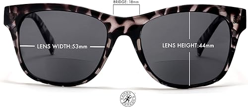 Miniatura 8 de SAMBA SHADES Gafas de sol bifocales de lectura para hombres y mujeres, lectores clásicos de tortuga, sol de verano