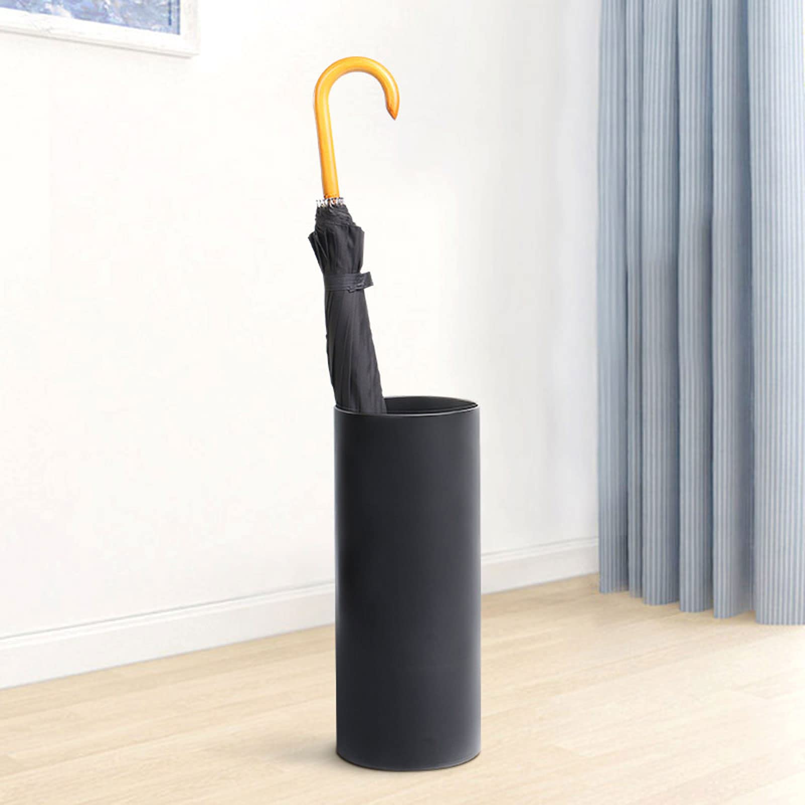 Portaombrelli Portaombrelli Portaombrelli per ombrelli con Bastone da Passeggio, Cestino portaombrelli Portatile in Ferro Rettangolare, 30x13x40 cm, Sistema di Ventilazione Aperto (Colore