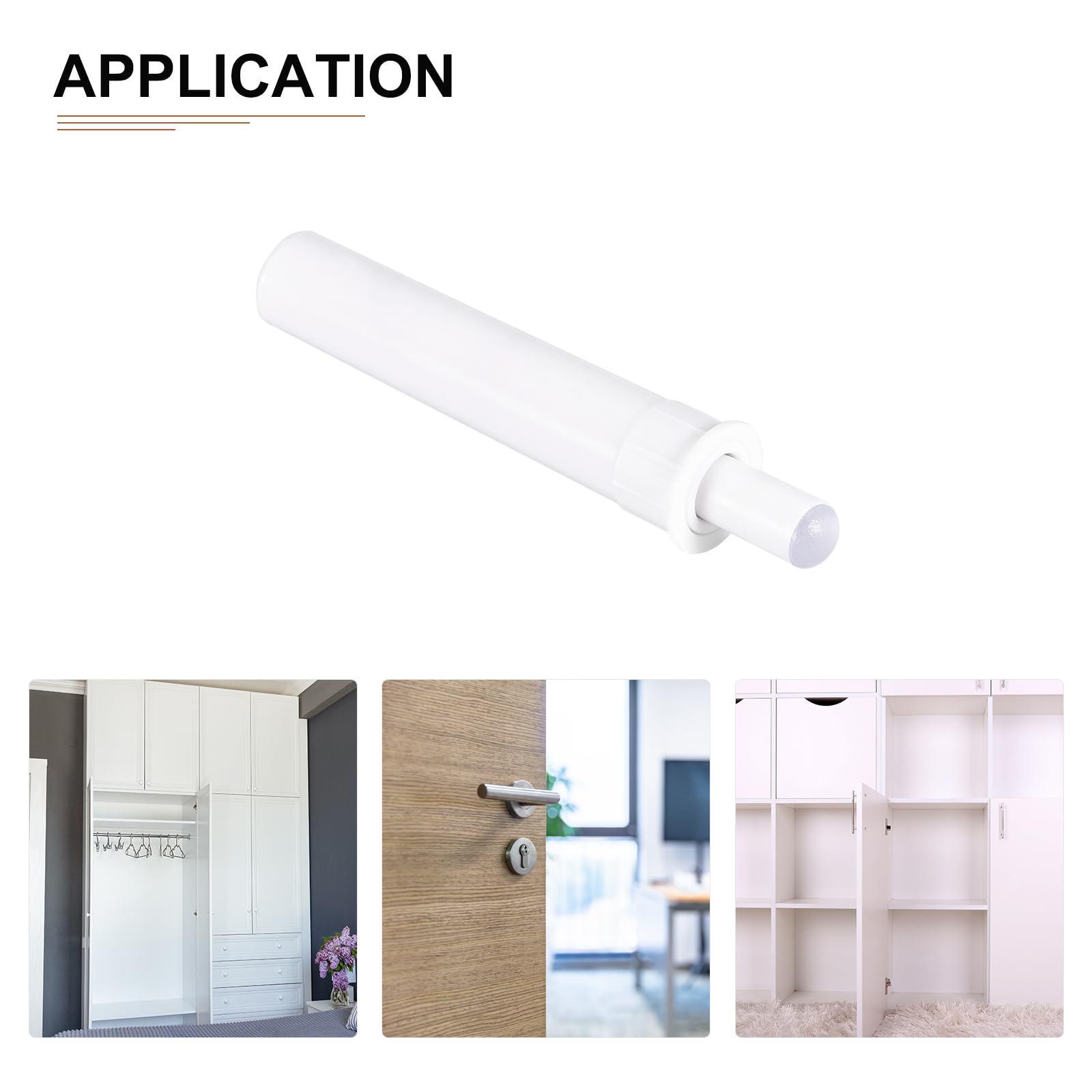 DTGN 60x 9.2mm(LxW) Magnetic Touch Latch, 5 Pack, Good for Kitchen Cupboard Drawer Furniture - Image 4