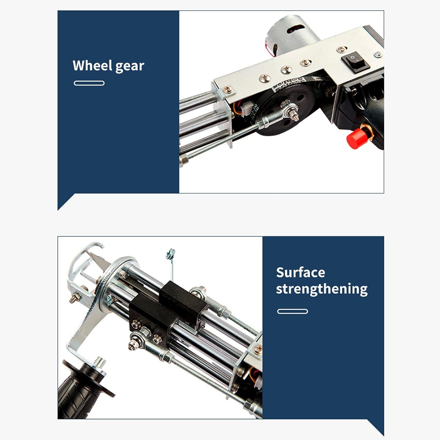 Tufting Gun,Cut Pile and Loop Pile 2in1 Dual-Use Rug Gun Rug Making kit,Embroidery Machine Punch Needle kit ​DIY Efficient Hand-Held Knitting Machine 5-45 Stitches/Sec