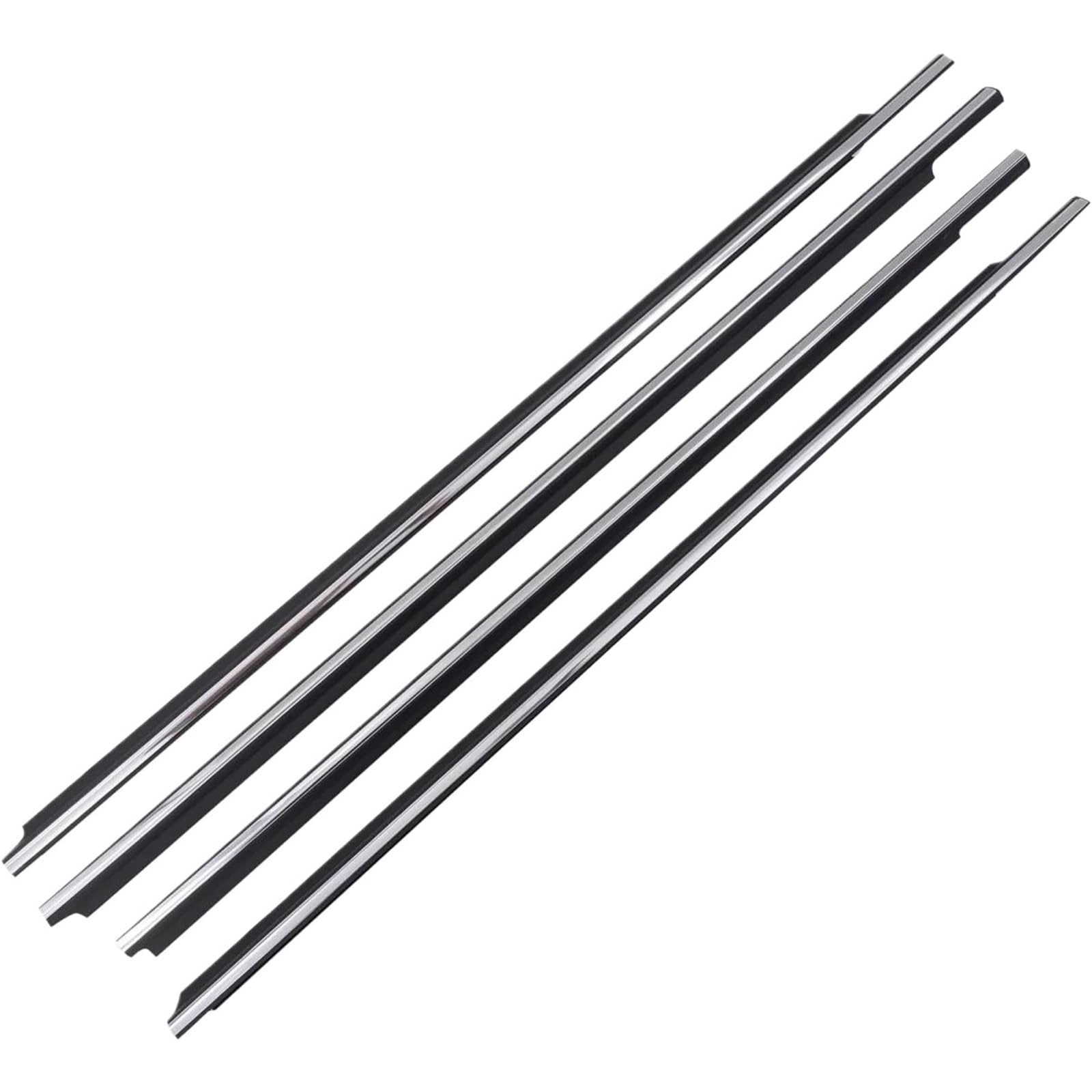 4Pcs Car Window Weatherstrip for Toyota for Camry 1997-2001 Car Weatherstrip Window Moulding Trim 75720-33040 75710-33040 LIANGYIMEI