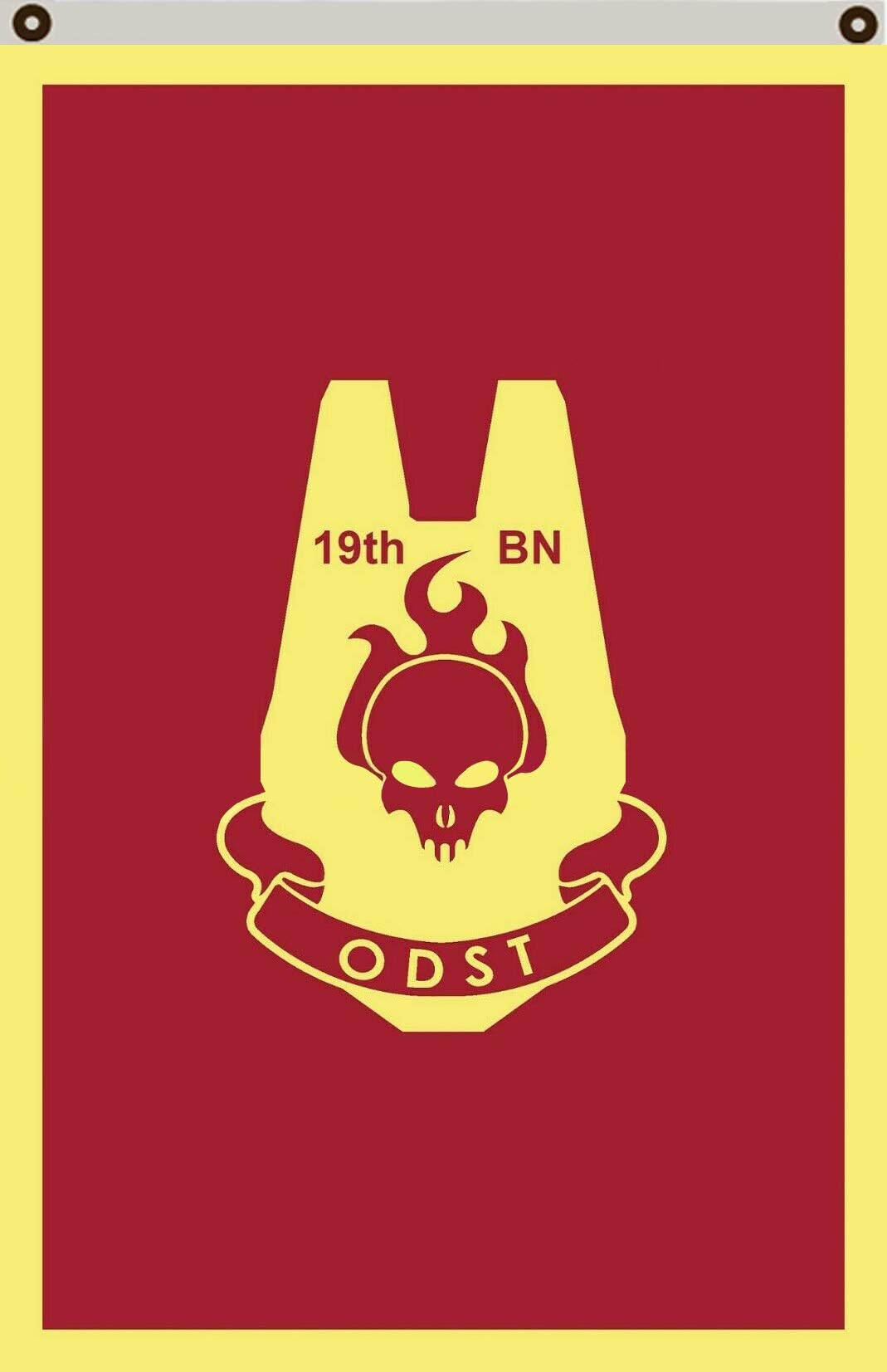 Dimike Orbital Drop Shock Troopers ODST Flag 3x5ft Vertical Banner