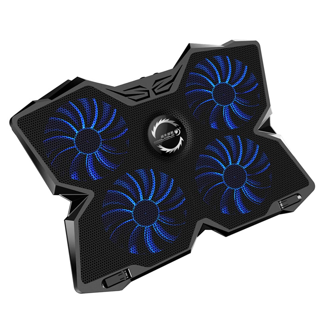 Soporte para Portátil, Almohadilla De Enfriamiento Portátil, Soporte Ergonómico del Cuaderno, Soporte Ajustable Silencioso para Todas Las Computadoras Portátiles 10-17 Pulgadas,Rojo
