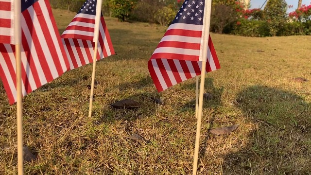 12 Pack Small American Flags on Stick Small US Flags/Mini American Flags for Outside 4x6 Inch American Hand Held Stick Flags with Kid-Safe Spear Top, Patriotic Veterans Day Decorations, 4th of July Decorations
