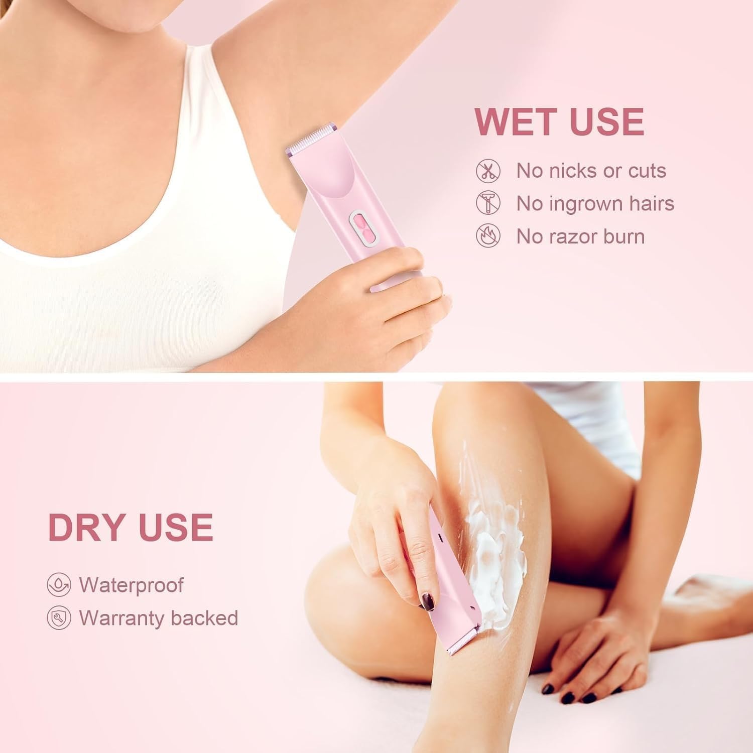 Vamaro Silkysplash Rasierer, Silky Splash Rasierer Vamaro,  2-In-1-Elektrorasierer Mit Doppelkopf, Women's Bikini Trimmer,  Ipx7-Wasserdicht, Intimate Area Pro Für Bikinizone, Achseln, Beine(Lila) :  Amazon.de: Drogerie & Körperpflege