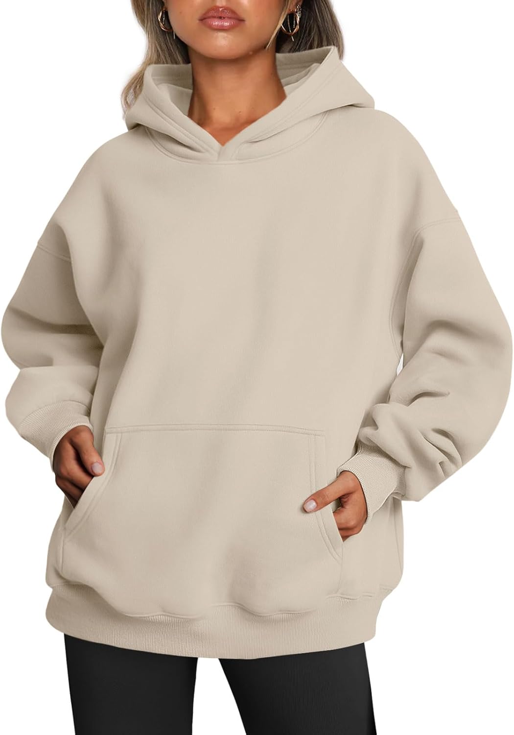 Trendy Queen Womens Oversized Hoodies Fleece Sweatshirts Fall Fashion Pullover Sweaters Winter Clothes