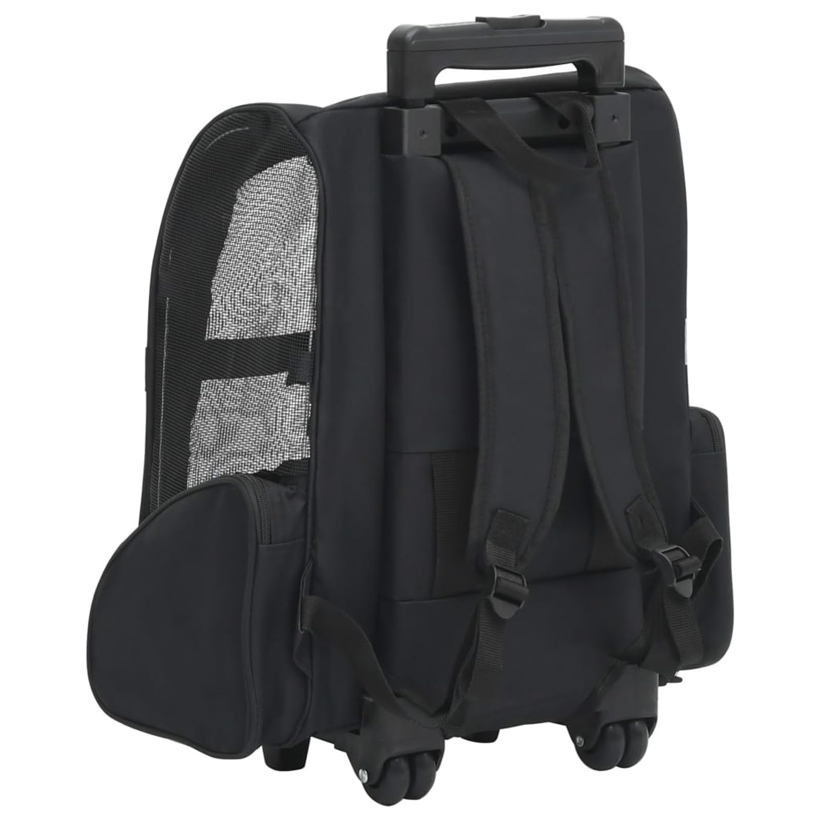 Lechnical Trolley Trasportino per Animali Pieghevole Multifunzione Nero,Articoli per Animali,Animali Domestici - Articoli,Passeggini per Animali Domestici