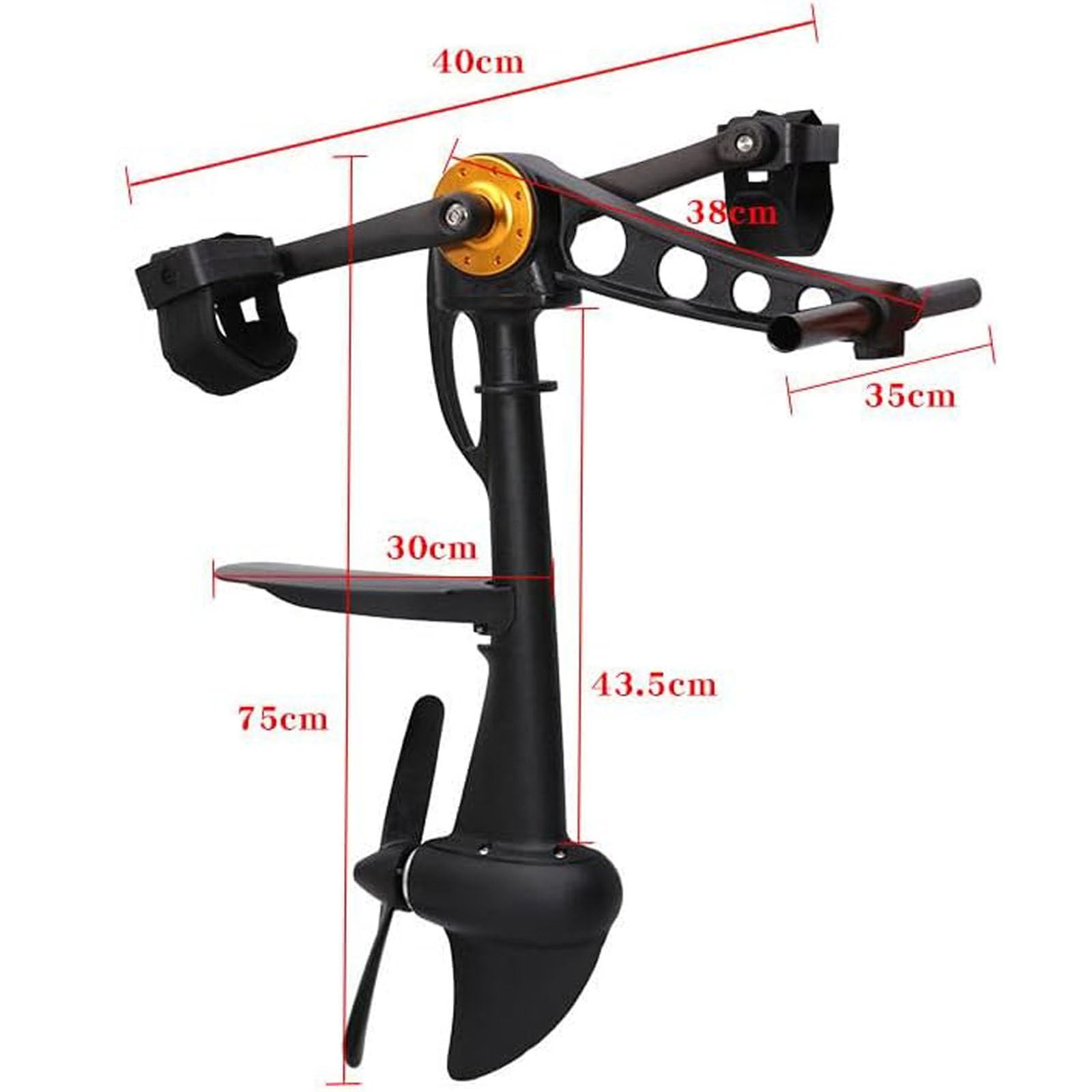 Azionamento a Pedale,Motore per tavola da Paddle Gonfiabile,Dispositivo di azionamento della Barca da Pesca per i Kayak compatibili Kayak Paddle per Pesca Caccia Adulti Bambini