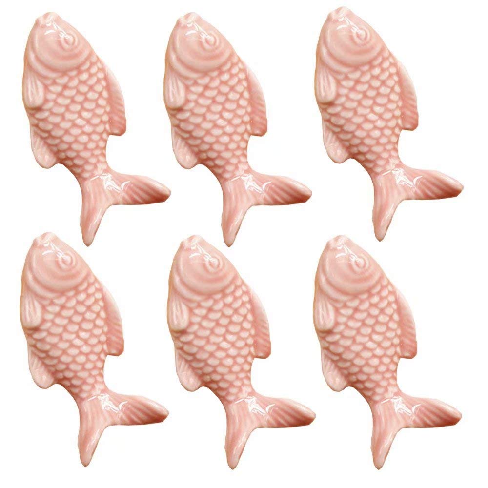 Poignée de porte en céramique bouton de meuble tiroir placard rose