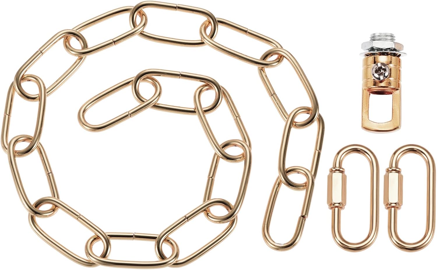 Pendant Light Fixture Chain 3mm Thick 1.83m With Connectors Hook Loops - View #8