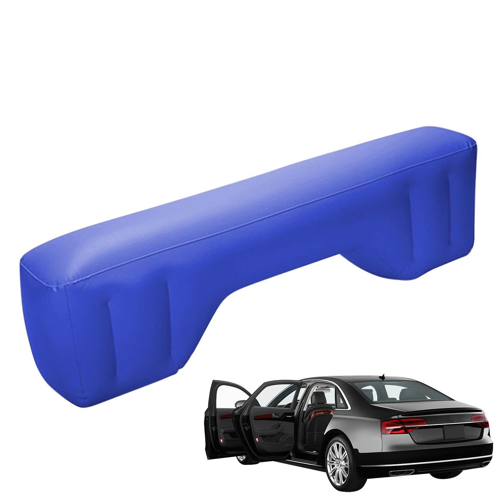 Yaztauho Back Seat Space Filler, Car Air Mattress Back Seat Gaps, Auto Accessories Inflation Bed, Back Seat Extended Couch, Car Gaps Pad, Car Inflatable Bed for Back Seat Gaps Pad, Outdoors, Blue