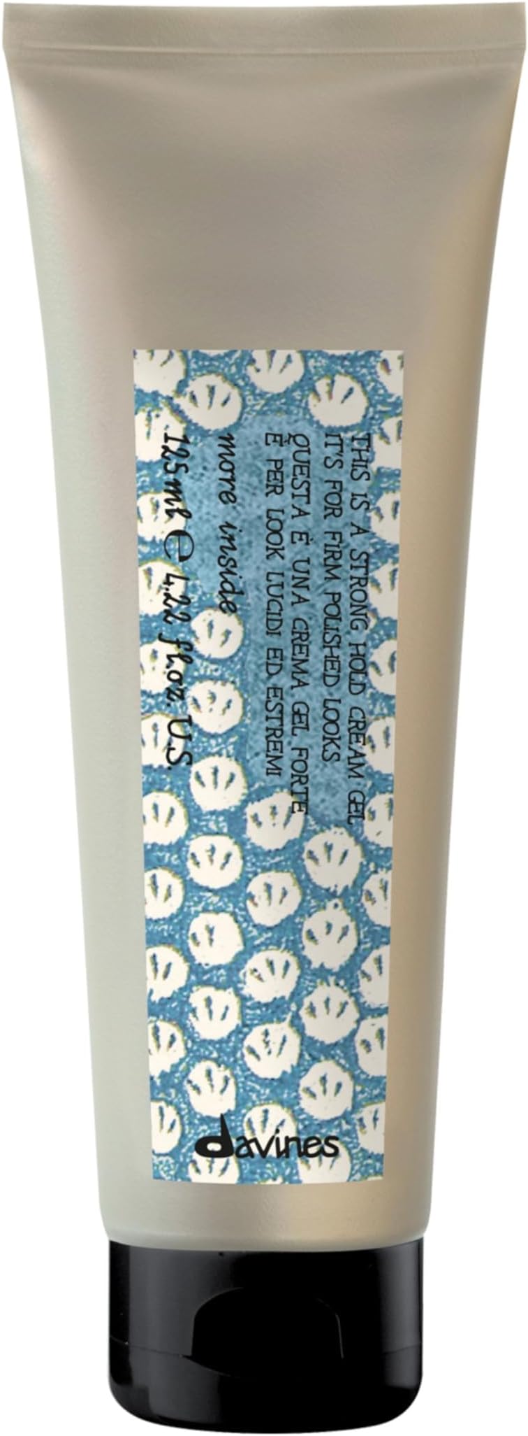 Davines This is a Strong Hold Cream Gel, Create Structure And Definition, For Quick-Drying And Residue-Free Workable Styling, 4.22 Fl. Oz.
