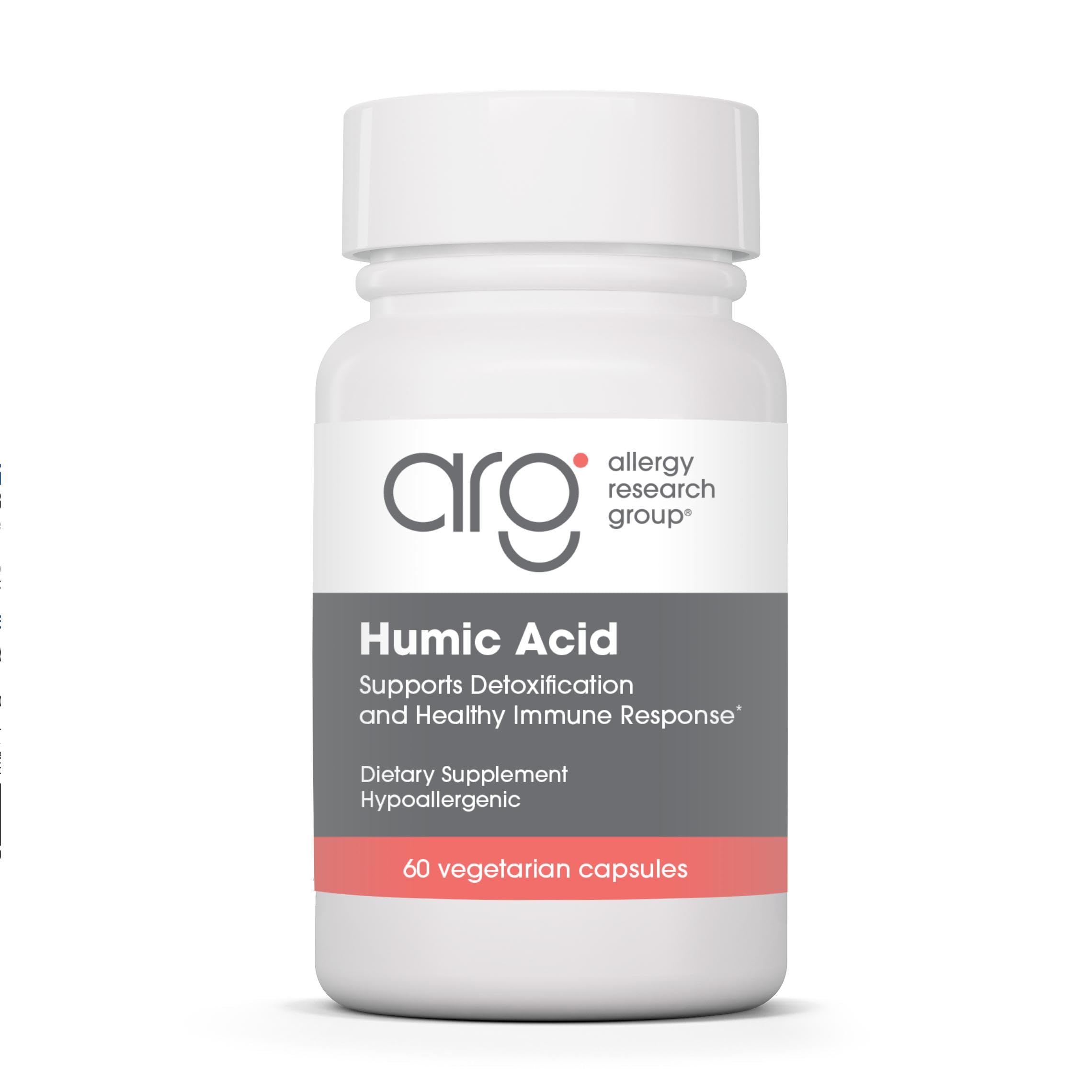Allergy Research Group ARG Humic Acid Immune and Detox 750 mg, 60 Capsules