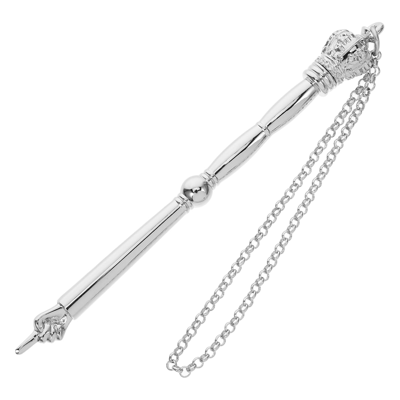 SAFIGLE Jewish Bible Reading Pointer Metal Tool Zinc Alloy Sturdy Break Resistant Wear Resistant Scripture Reading Accessory Silver for Accurate Page Marking