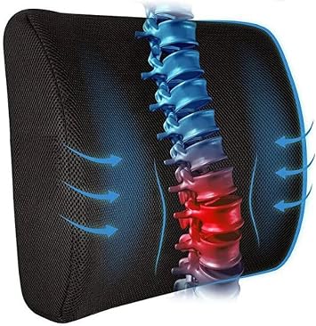Orthopedic Back Waist Cushion Office Chair Seating Cushion Waist Support Pillow Back Cushion Chair Cushion