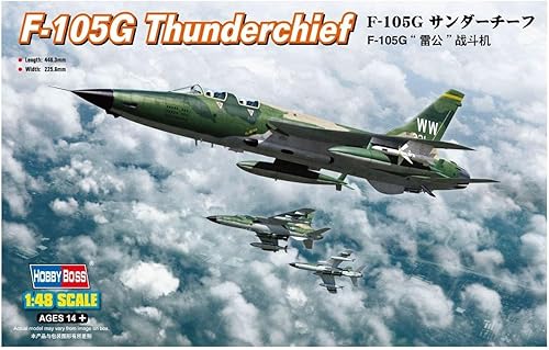 Hobby Boss f-105g Thunderchief AviĂłn Modelo Building Kit Hobby Boss f-105g Thunderchief AviĂłn Modelo Building Kit