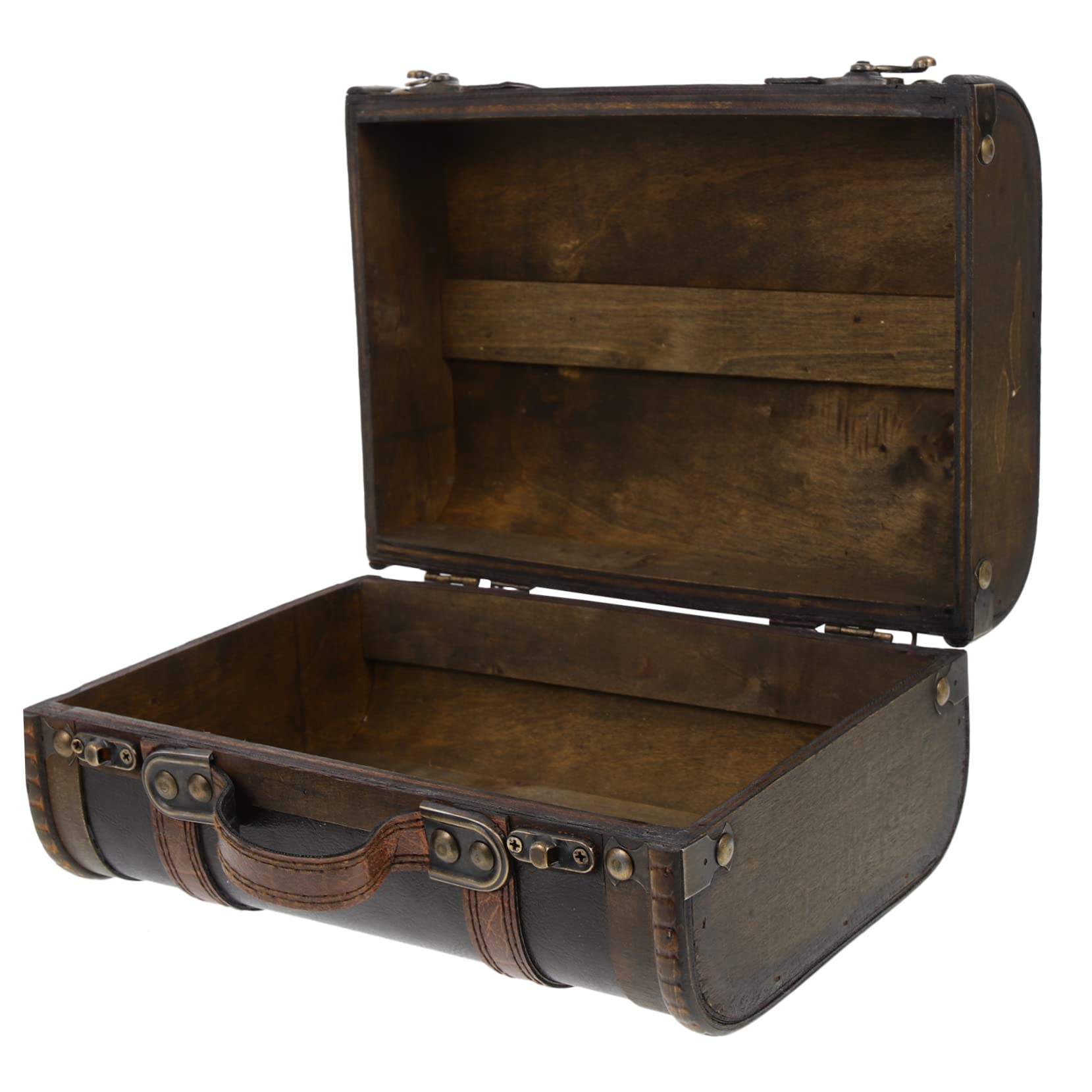 Rangement antique de bijoux : boîte à bijoux rétro et conteneur pratique