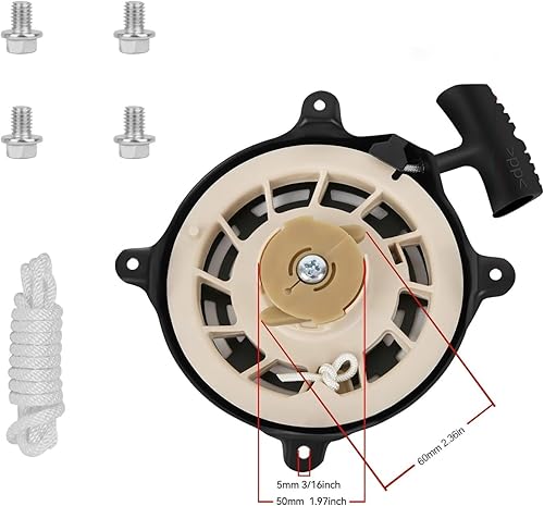 Miniatura 5 de SOFO Conjunto de arranque de tracción para Honda GX160 - Champion Generator Pull Start Asamblea con cable de tracción para Predator 212 Arrancador