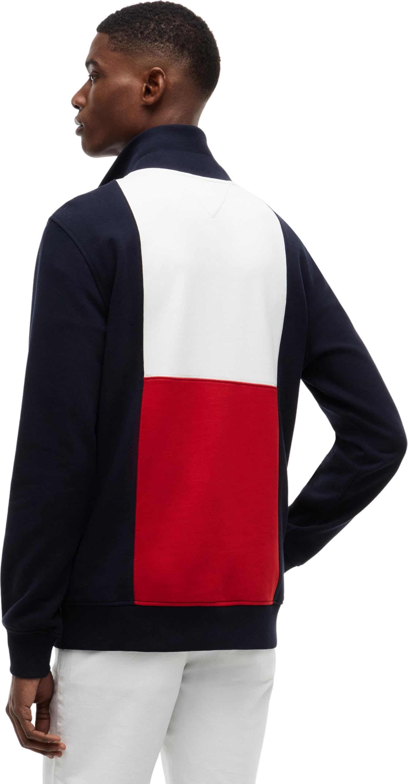 Tommy Hilfiger Us Sailgp Flag Half Zip Mw0mw44687 Sudadera con Media Cremallera Hombre