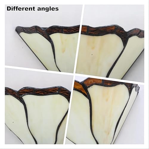 Miniatura 8 de Tiffany - Apliques de pared con vitrales antiguos estilo misión vintage iluminación de pared para sala de estar, dormitorio, pasillo, pasillo,