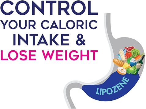 Lipozene Diet Pills - Weight Loss Supplement - Three 30-Capsule Bottles, 90 Capsules Total