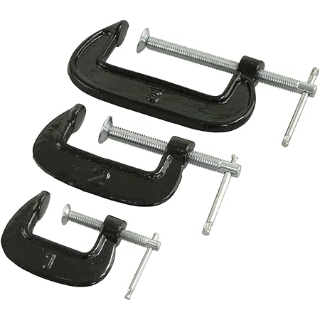 Rolson 14189 G-Clamp Set - 3 Pieces