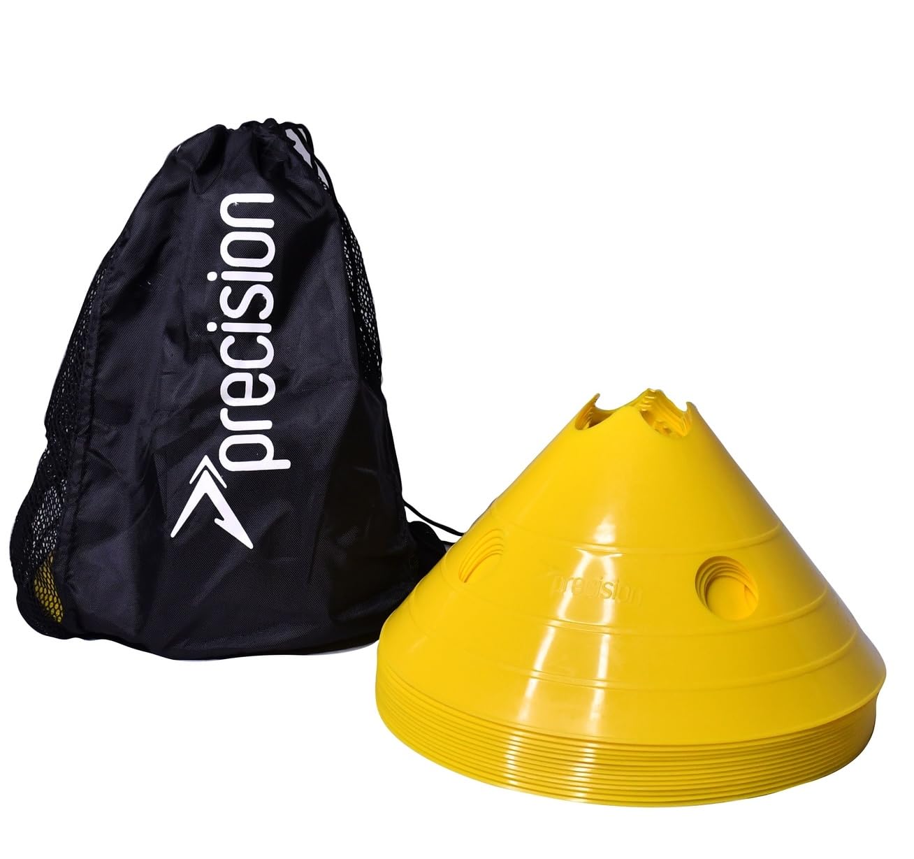 Precision Jumbo Marker Cones 1 Colour (Set of 20), black, K-REY-TR715Y