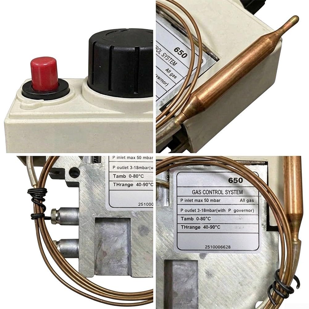 Válvula Seguridad Gas con Termopar Anti Fugas