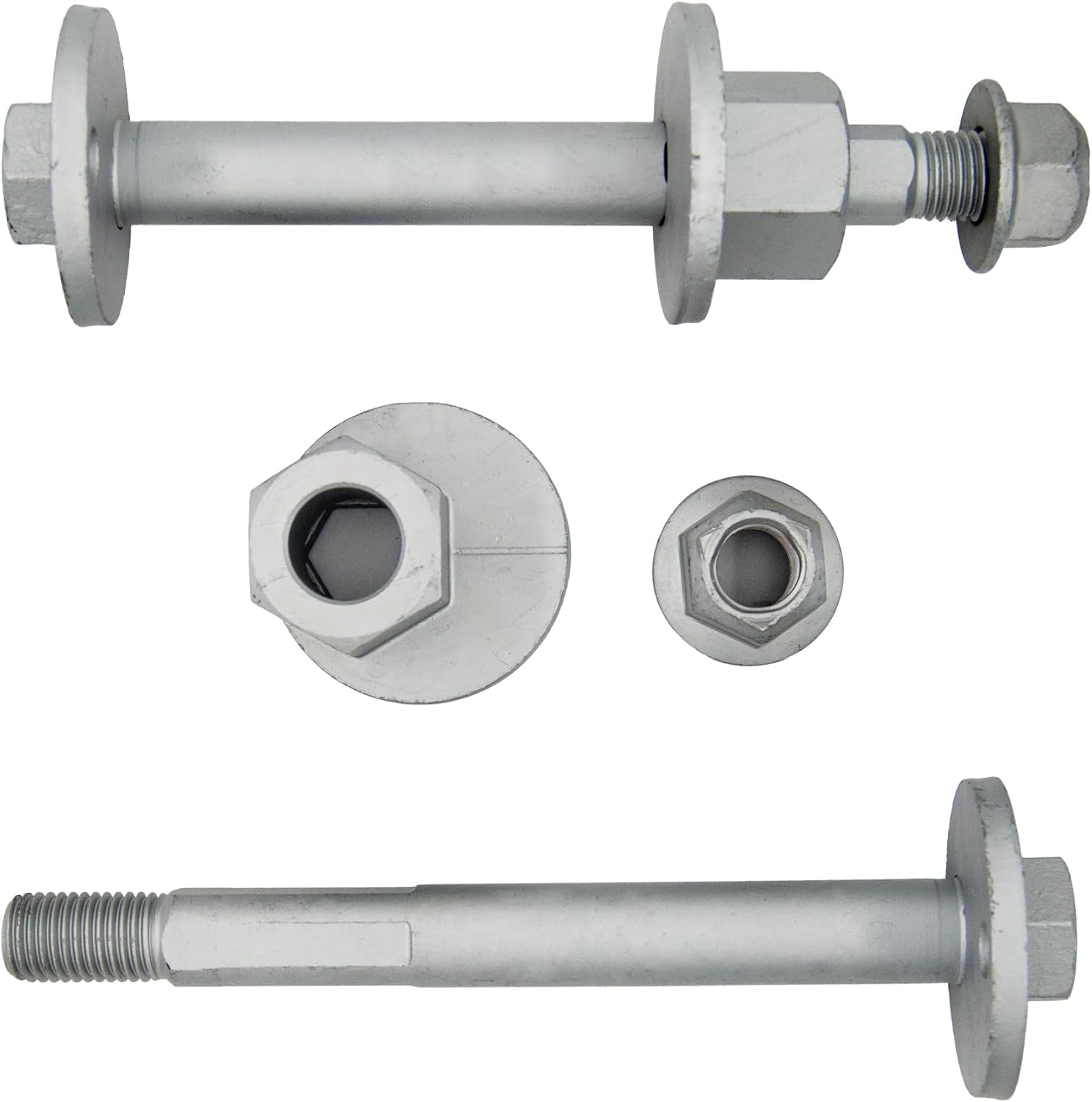 Front Alignment Camber Caster Bolt Kits, Lower Control Arm Bolts and Nuts Compatible with Dodge 2006-2012 Ram 2500, 2006-2013 Ram 3500 with RWD (for One Side)