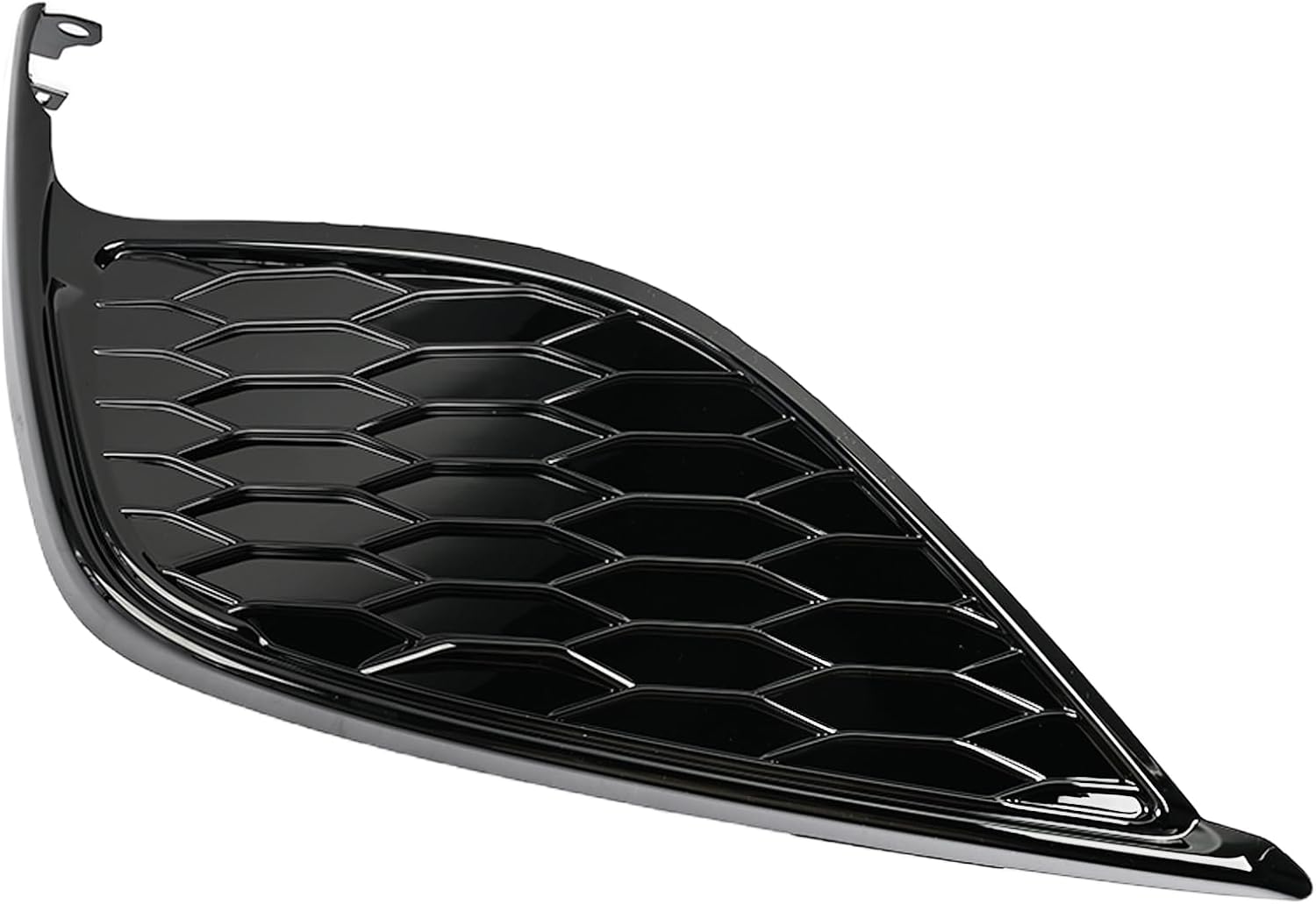 Front Bumper Fog Light Cover - Left Side Glossy Black Bezel Frame Compatible with Toyota Camry SE/XSE 2021-2024 | Replaces 81482-06190 TO1038242 | Fog Lamp Housing Trim Panel Accessory