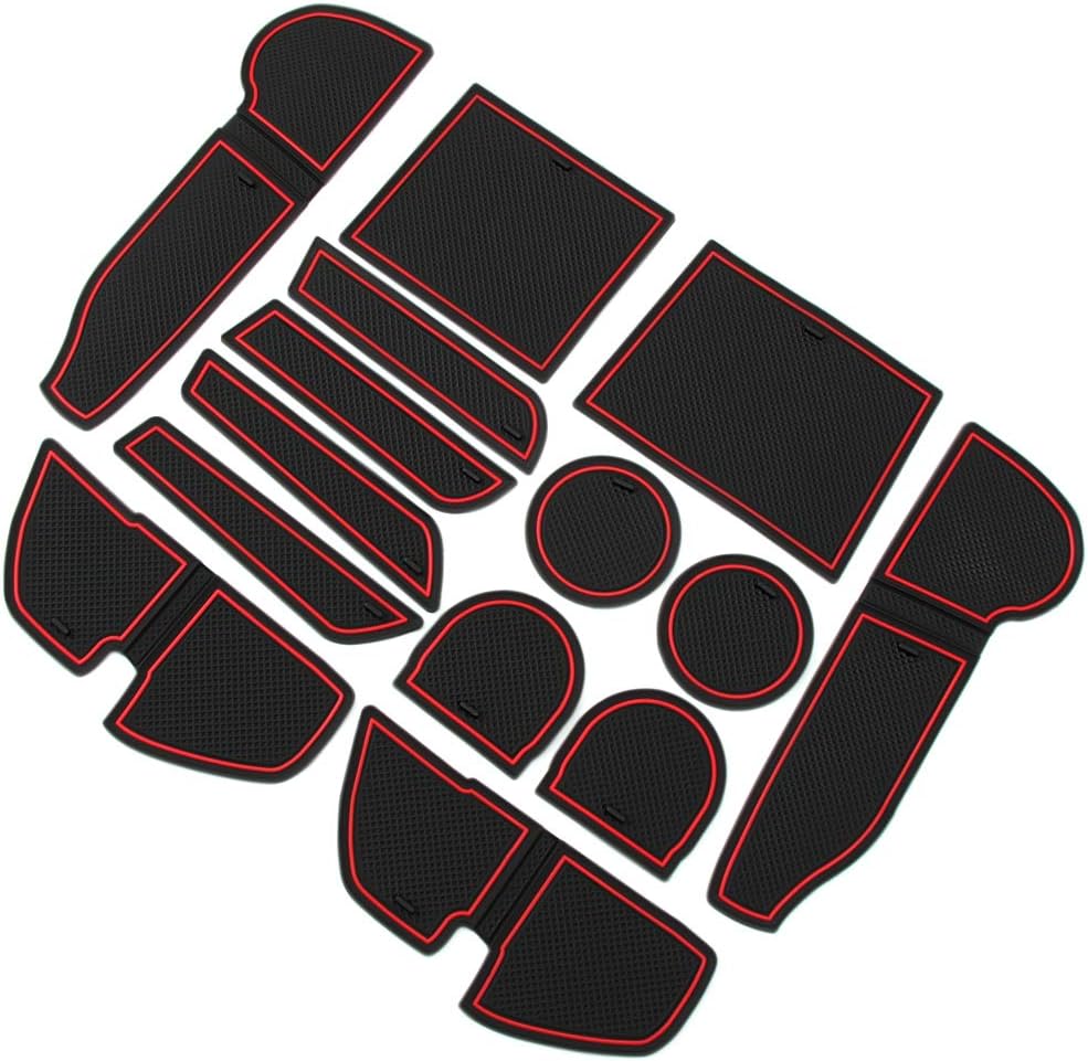 VCiiC Custom Fit Interior Cup Holder Inserts Door Liner Accessories Fit Subaru Crosstrek 2018 2019 2020 2021