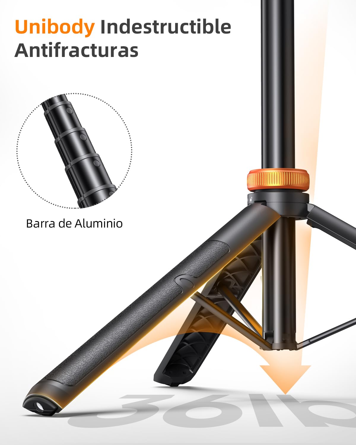Trípode para Movil, 158cm Palo Selfie Stick Tripode con Control Remoto, Soporte de Teléfono Móvil Extensible para Grabar Video, Trípode de Teléfono Compatible con iPhone/Samsung