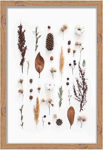 Miniatura 5 de Marco de caja de sombra marrón de 20 x 16 pulgadas, marco de caja de sombra tamaño interior 20 x 16 x 1 pulgada de profundidad. Este marco marrón