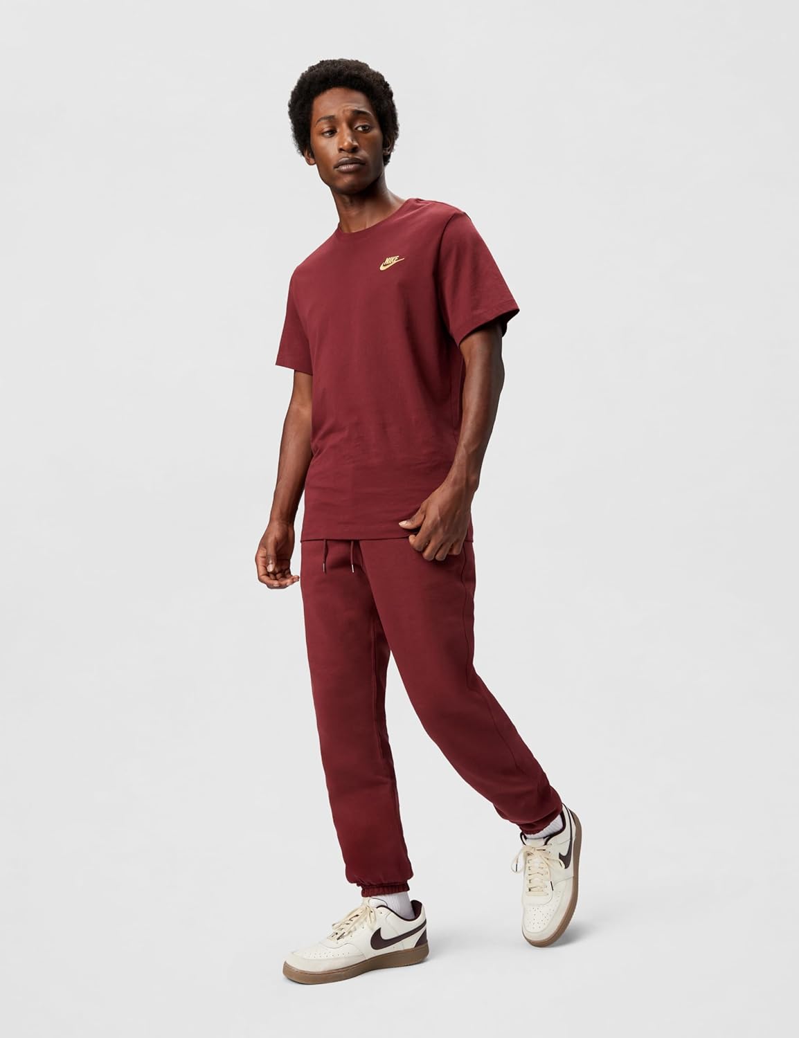 Nike Mens Club Cuffed Brushed Fleece Pants