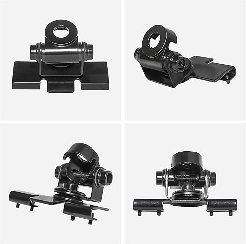 Miniatura 4 de Anina Antena de radio móvil de doble banda VHF UHF 136-174/400-470 MHZ con soporte fijo de montaje en labio con soporte fijo con extensión PL259