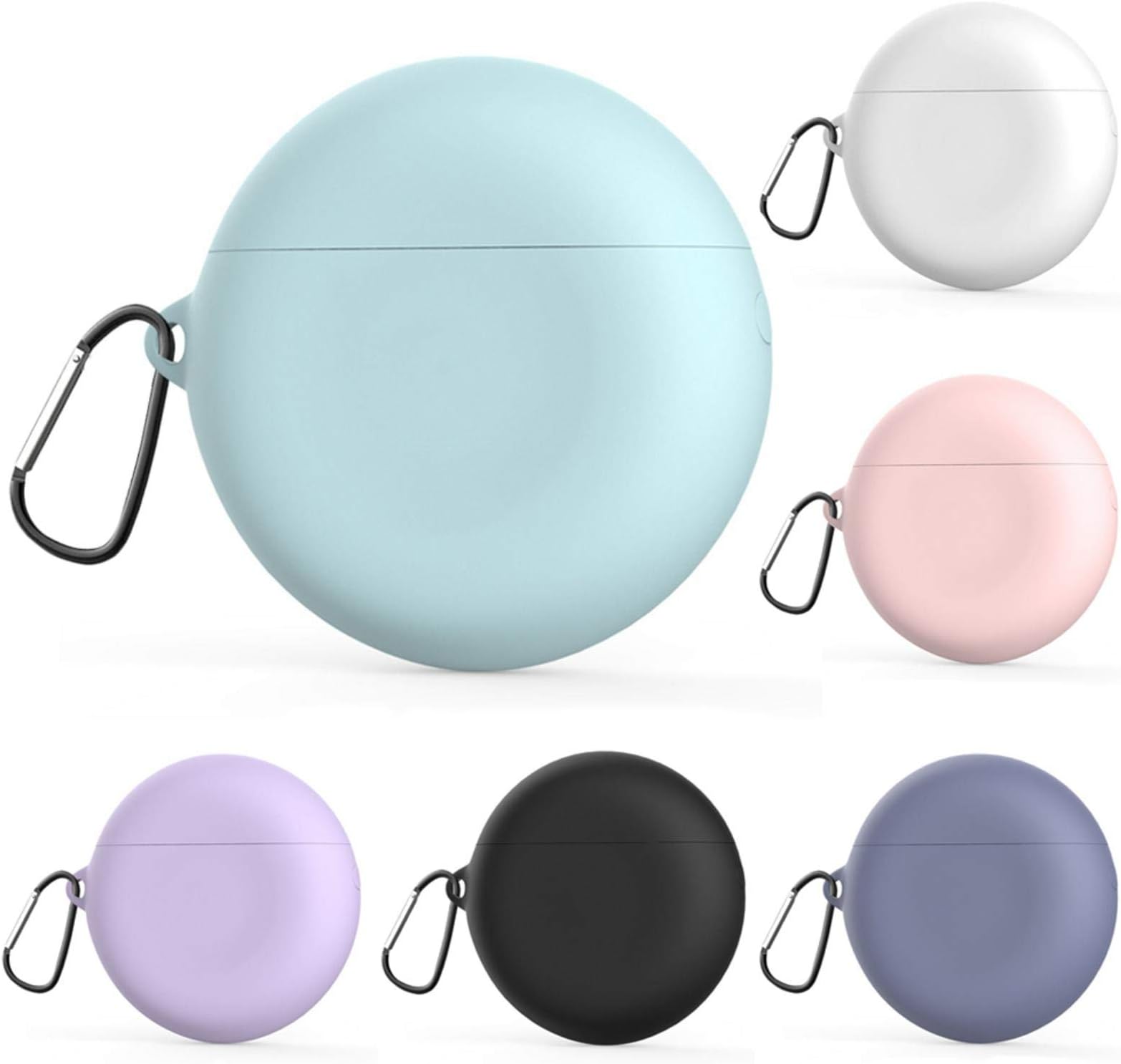 Per Newly Headphone Case for Huawei Freebuds 3 | Wireless Charging Case with Anti-Lost Carabiner | Shock Resistant Silicone Case Cover for Huawei