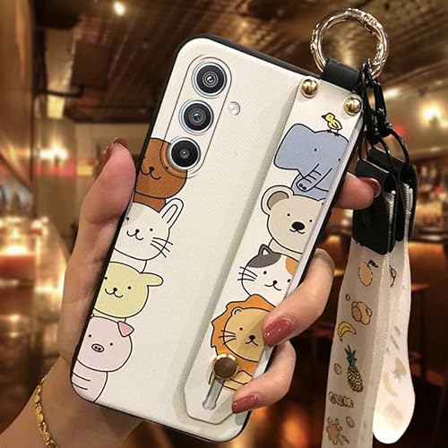 Phone Case Compatible with Samsung Galaxy S26, Dirt-resistant Phone Holder Lanyard Design Silicone Wristband Shockproof Waterpro