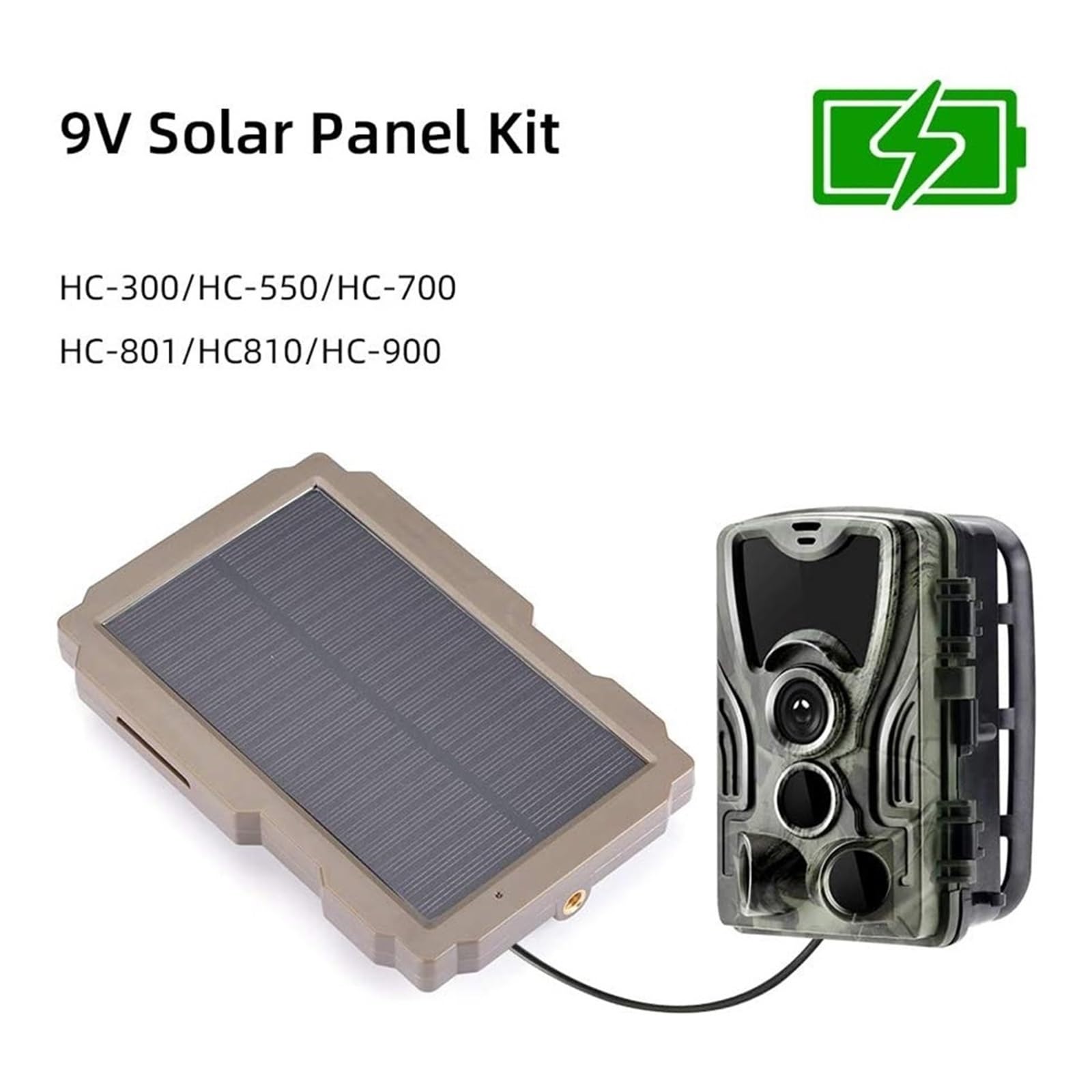 Zestaw paneli słonecznych, Zestaw paneli słonecznych do aparatu 3000 mAh 6 V-12 V Ładowalna ładowarka słoneczna myśliwskiego