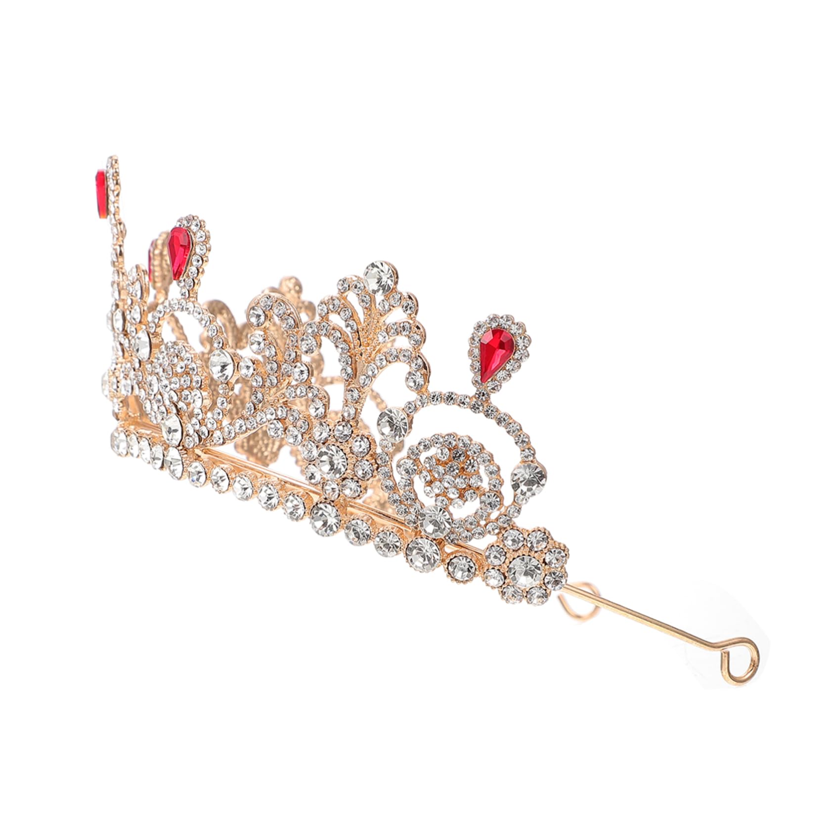 Beatifufu 1 Pc nupcial coronas de cumpleaños para faja de dama de honor tocados de novia tiaras de novia decoración retro decoración de la cabeza del vestido de novia