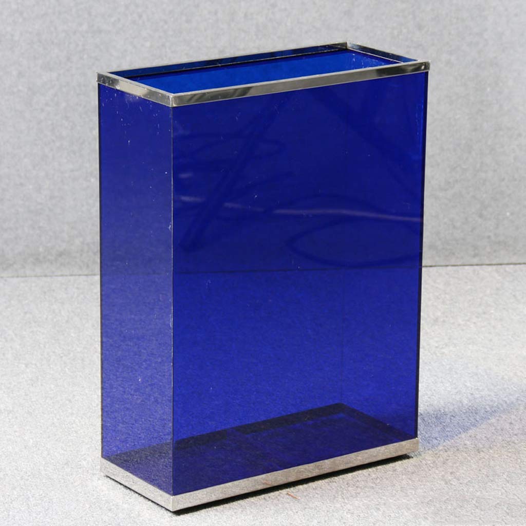 Portaombrelli in plastica acrilica di Alta qualità, Ideale per l'ingresso, Forma Rettangolare, Dimensioni 30,5x13,5x40 cm.