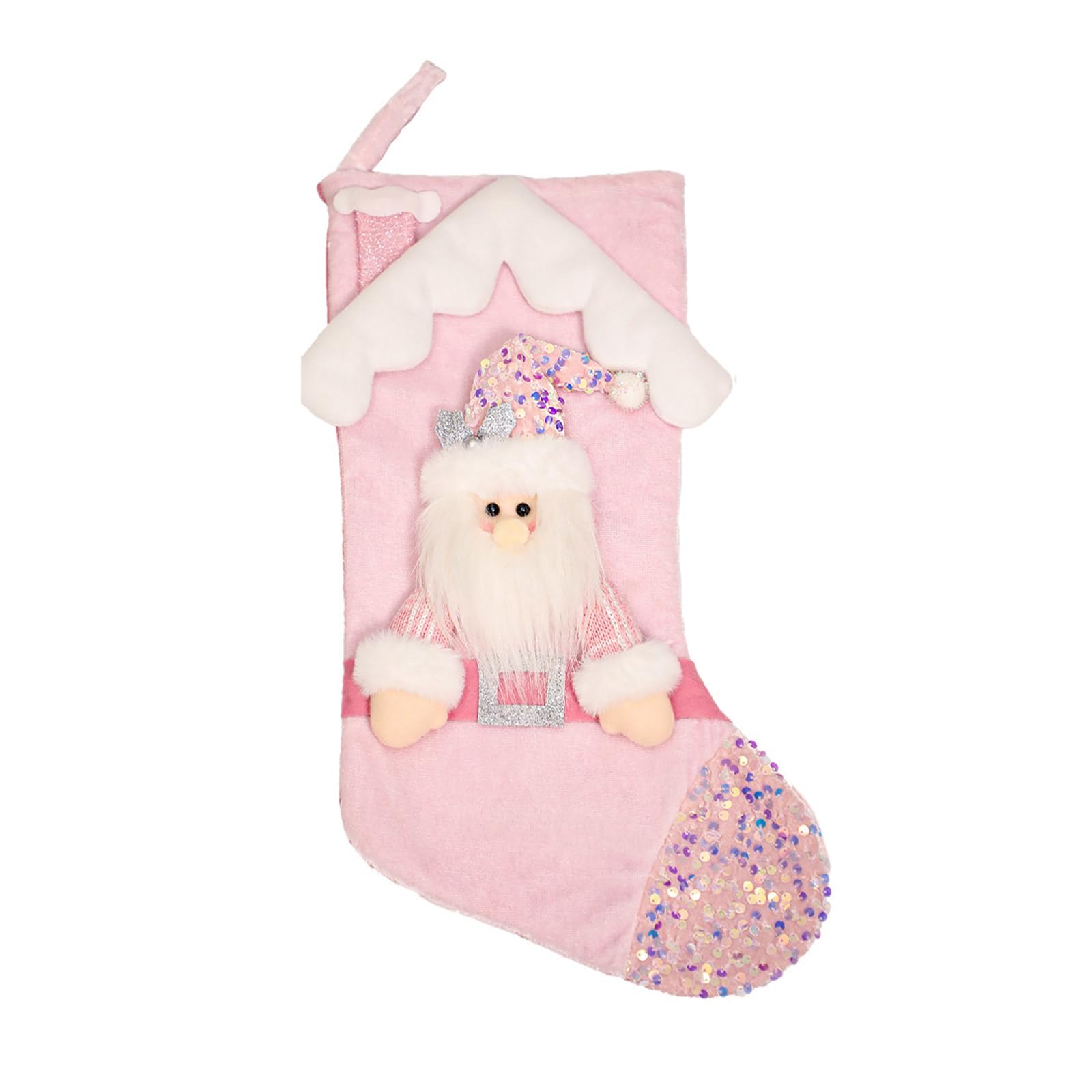 Kalttoy Christmas Stocking Lovely Christmas Sock Gifts Packaging Sock Perfect for Adding Festival Charm Sturdy Festival Decoration
