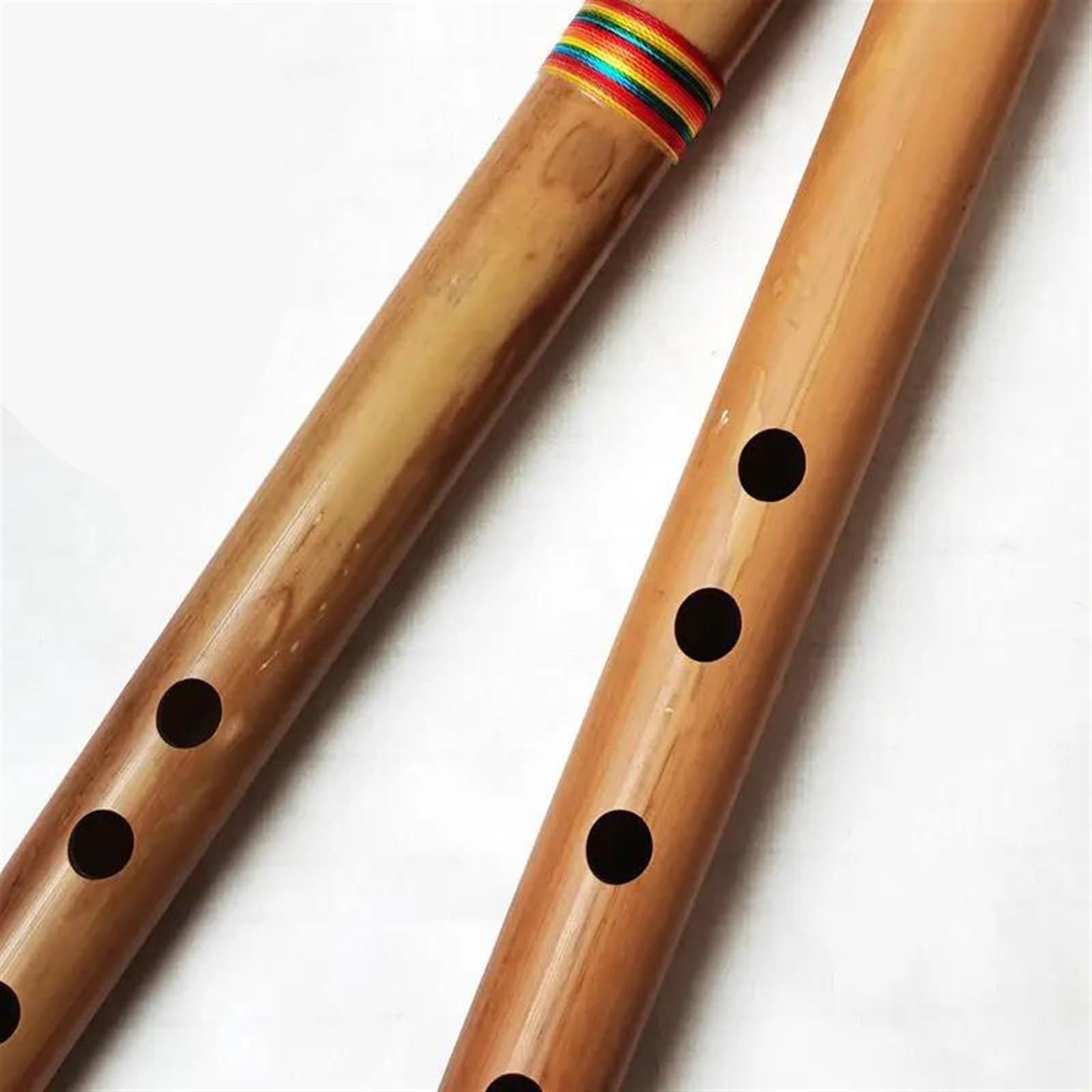 Flauta De Bambú Para Principiantes Flauta De Bambú Tradicional China De 6 Agujeros Flauta Vertical Clarinete Instrumento Musical Color Madera(D)