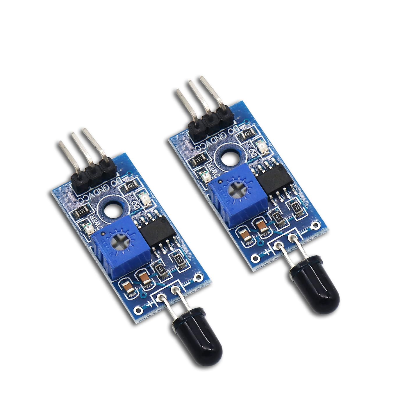 Electronic Spices Flame Sensor infrared receiver ignition source detection module (Pack of 2)-picture-13