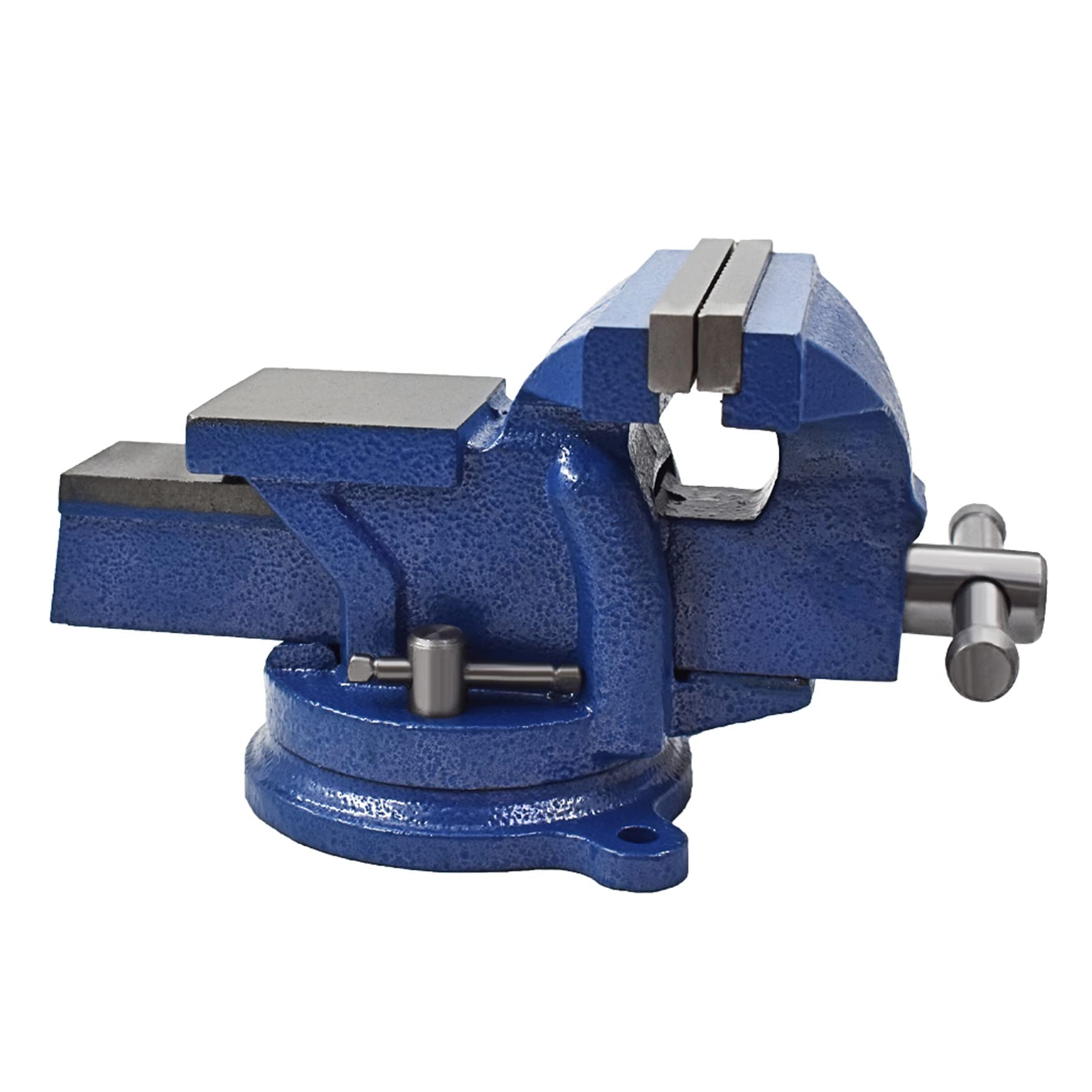 5" Bench Vise Table Top Clamp Press Locking Swivel Base Heavy-Duty for Crafting Painting Sculpting Modeling Electronics Soldering Woodworking and Fishing Tackle