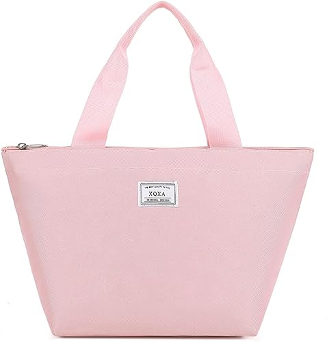 XQXA Bolsa de almuerzo reutilizable, aislada, resistente al agua, lonchera para adultos, bolsa de almuerzo para mujereshombres, trabajo, picnic,