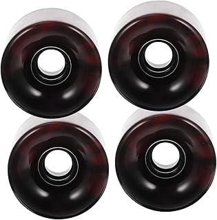 BESPORTBLE Roda De Skate 4 Peças Acessórios Ao Ar Livre Acessórios De Patinação Rolamentos De Skate Acessórios Ar Acessórios De Skate De Uma Roda Para Roda De Skate Longa Roda De Skate Pu