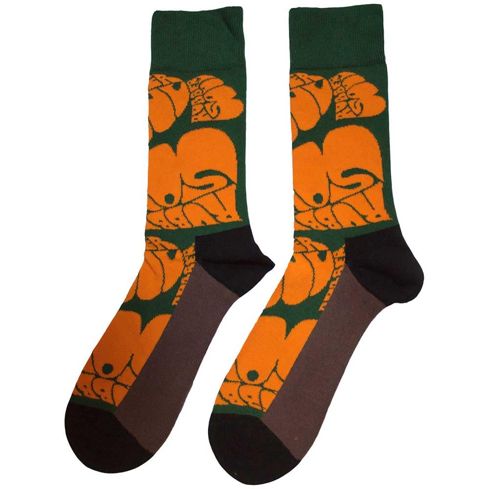 Rock Off officially licensed products The Beatles Rubber Soul Text Repeat Ankle Socks One Size