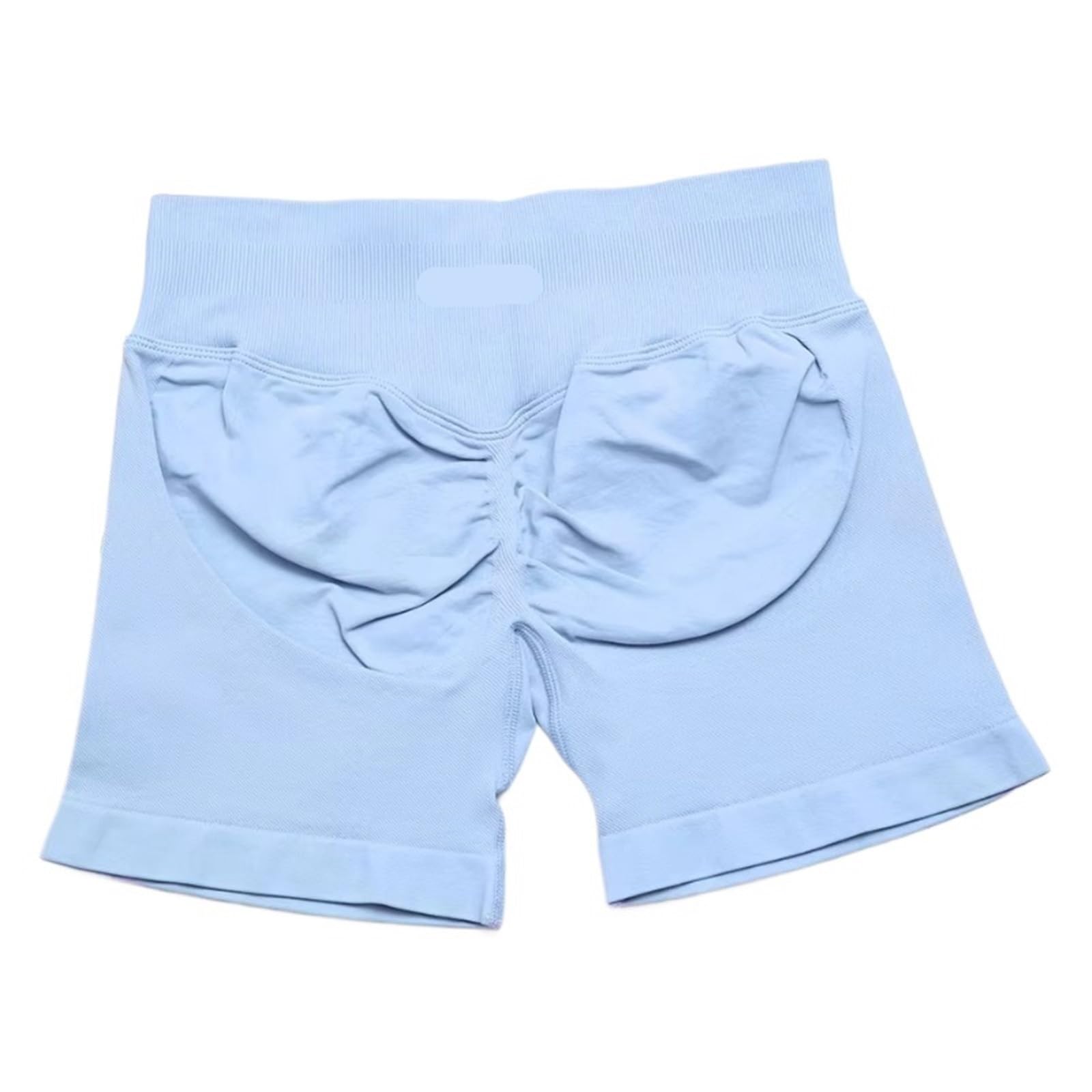 Donne Short da Ginnastica Pantaloncini Sportivi da Donna, con Stampa in Silicone, for Palestra, Fitness e Yoga, a Coste Basse, Senza Cuciture e Traspiranti.