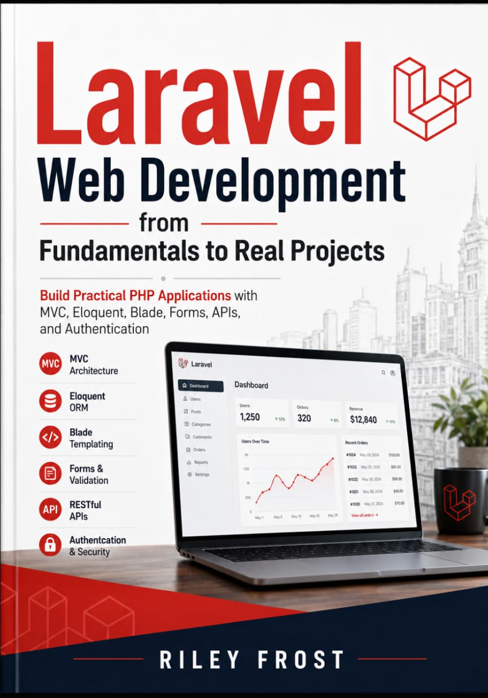 Laravel Web Development from Fundamentals to Real Projects: Build Practical PHP Applications with MVC, Eloquent, Blade, Forms, APIs, and Authentication