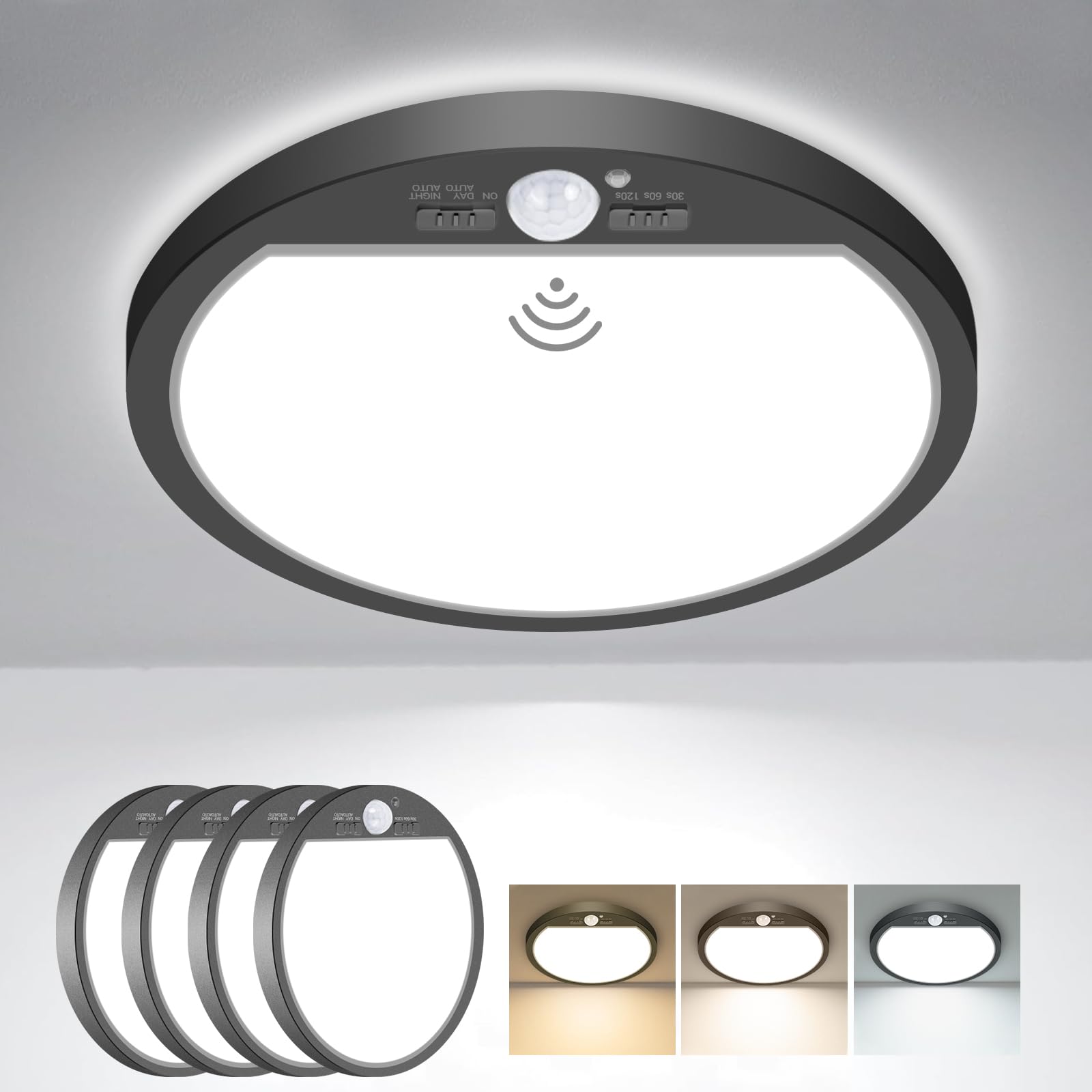 slochi Lampe Deckenlampe mit Bewegungsmelder Innen